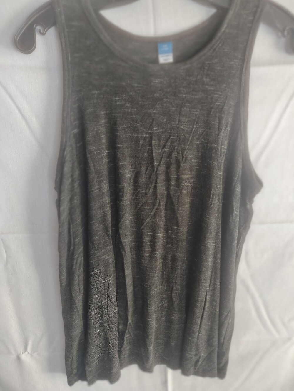 Old Navy Black Washed Scoop Neck Tank Top XXL